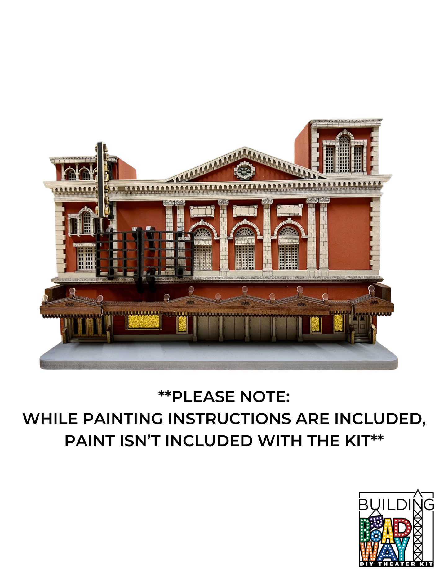 Belasco Theatre Building Broadway DIY Theater Kit