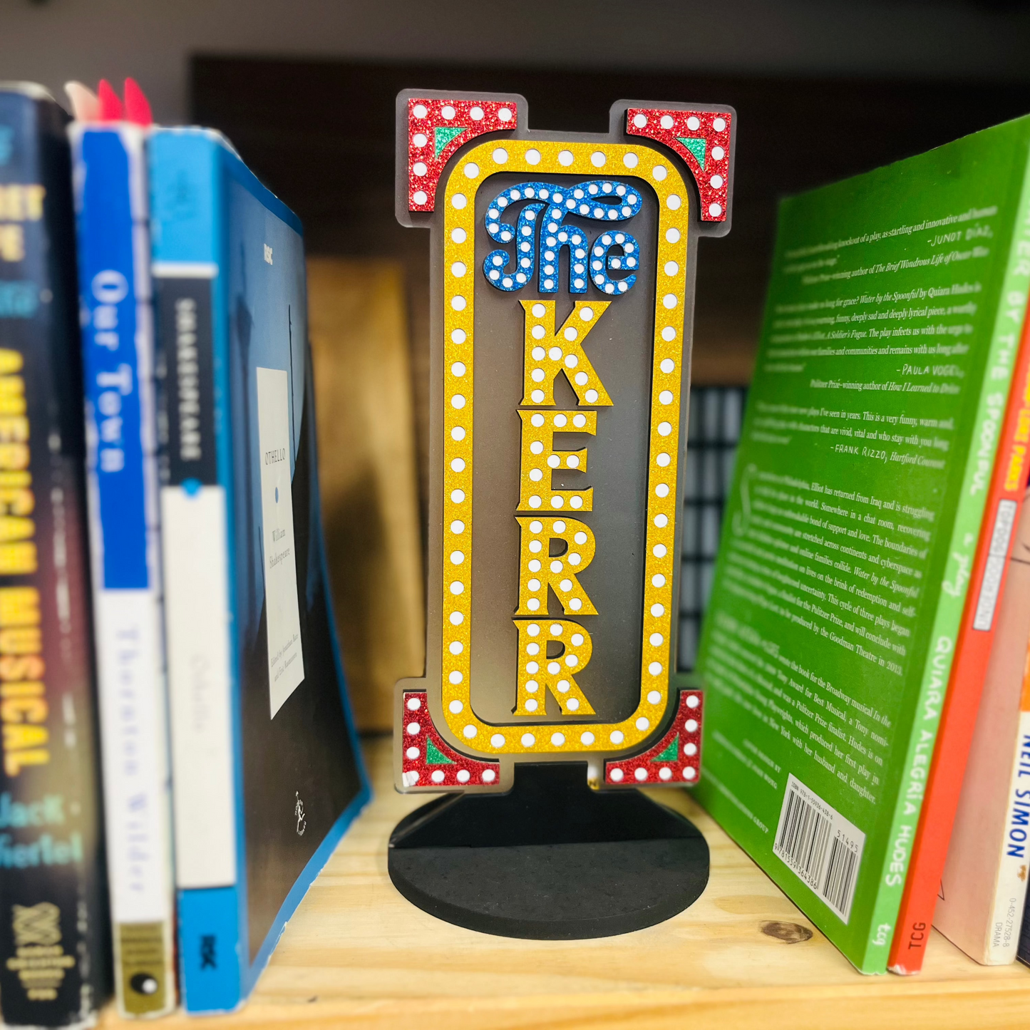 Walter Kerr Marquee Shelf Art