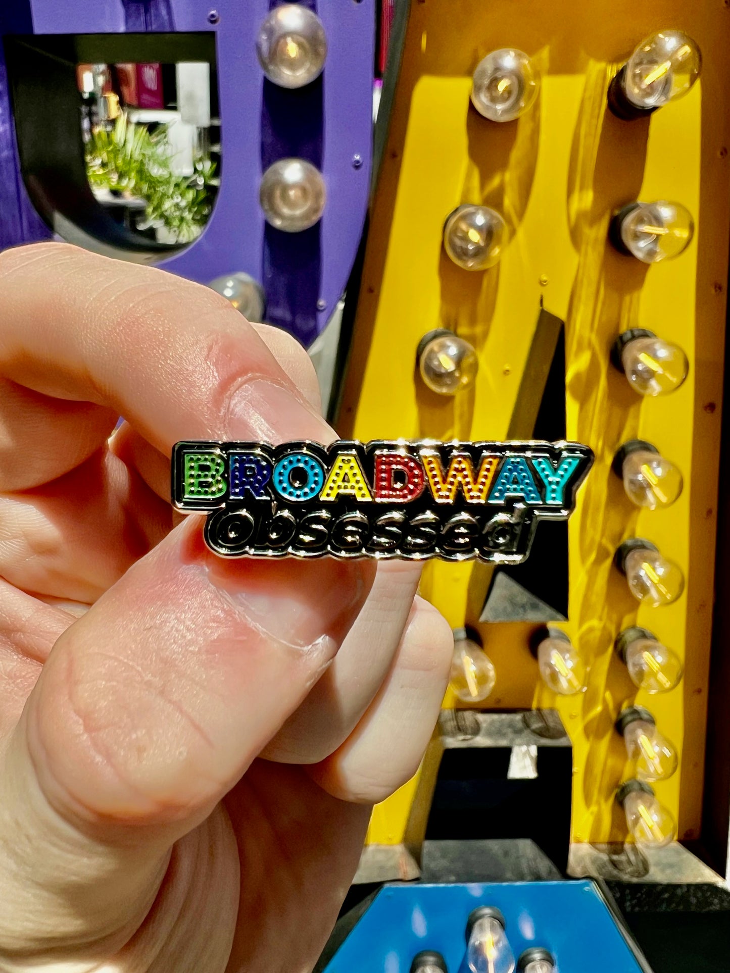 Broadway Obsessed Enamel Pin