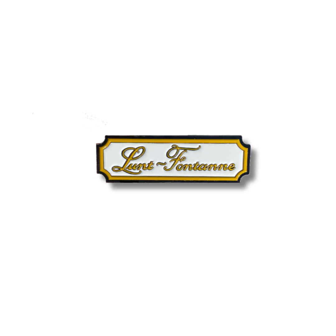 Lunt-Fontanne Marquee Enamel Pin