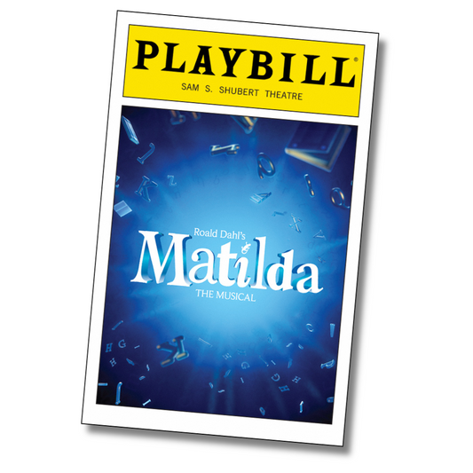 Matilda Playbill Sticker