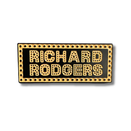 Richard Rodgers Marquee Enamel Pin