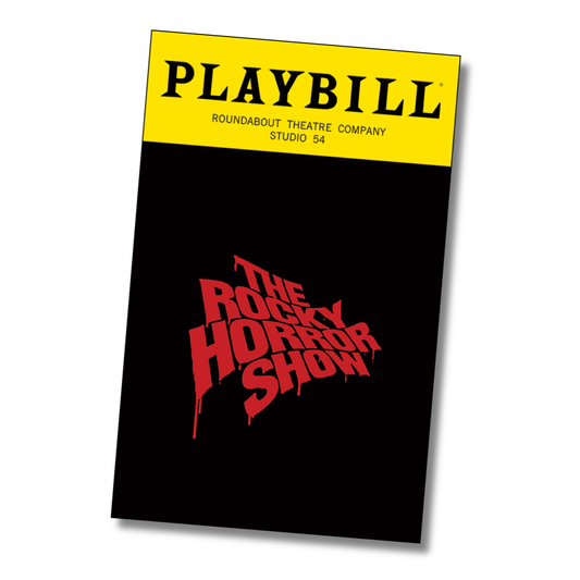 The Rocky Horror Show Playbill Sticker