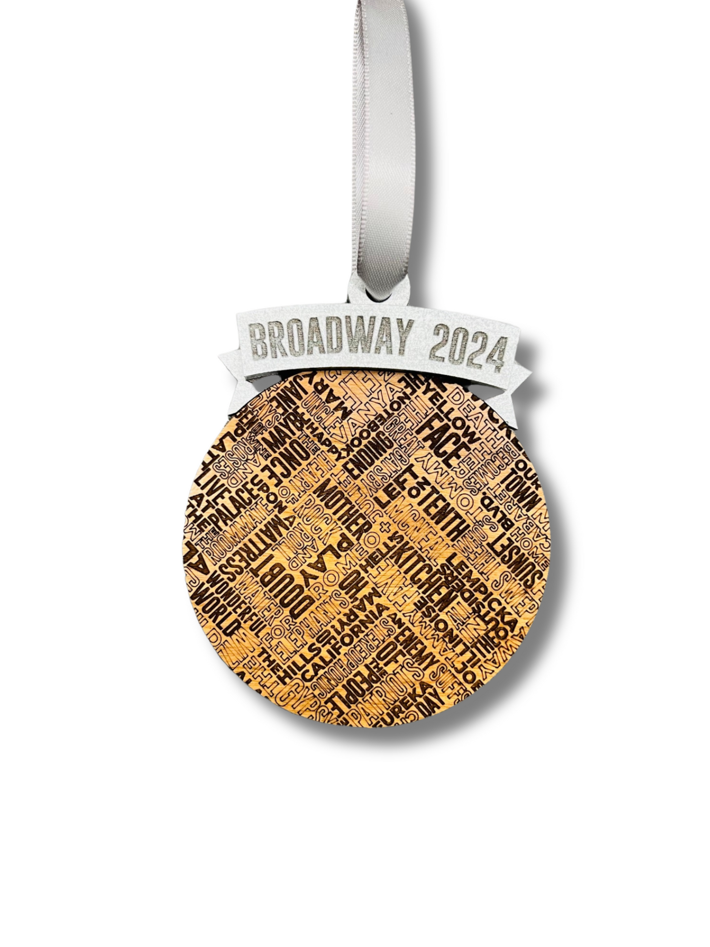 Broadway 2024 Engraved Ornament (2024 Collection)