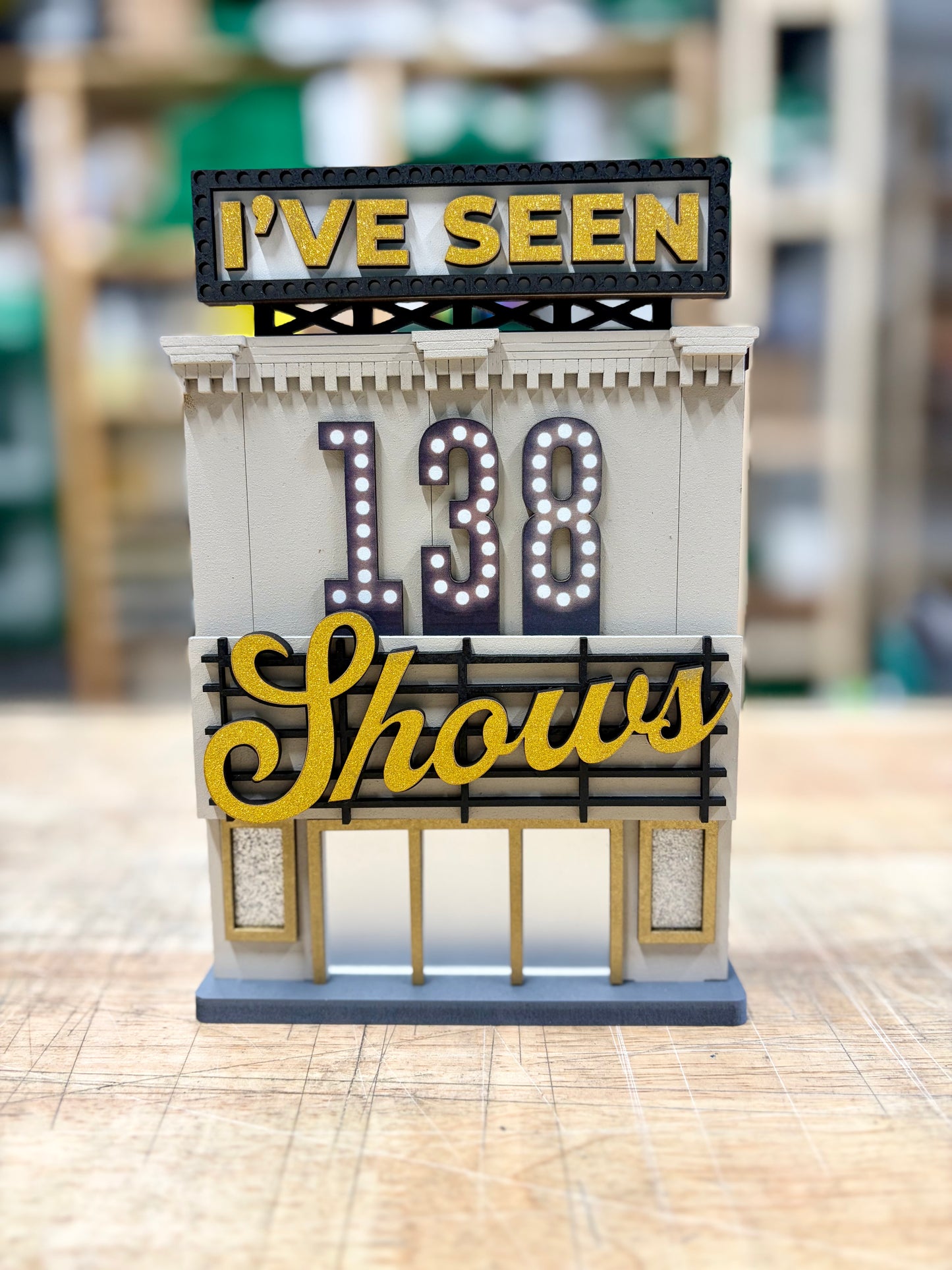Shows I've Seen Theater Shelf Art
