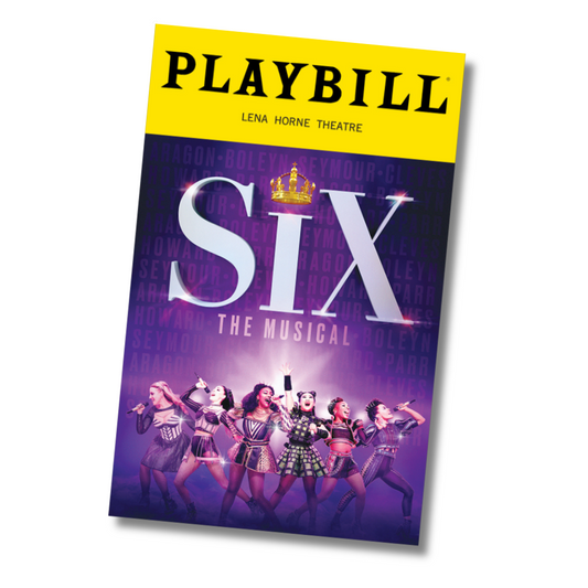 Six Playbill Sticker