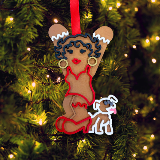 Gingerbread Cartoon Starlet Ornament (2025 Collection)