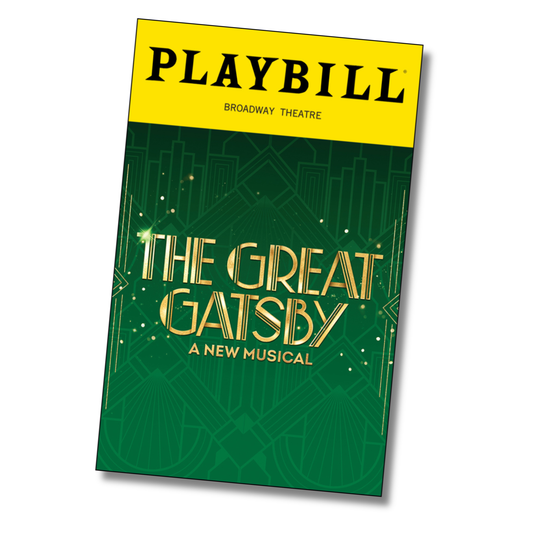 The Great Gatsby Playbill Sticker