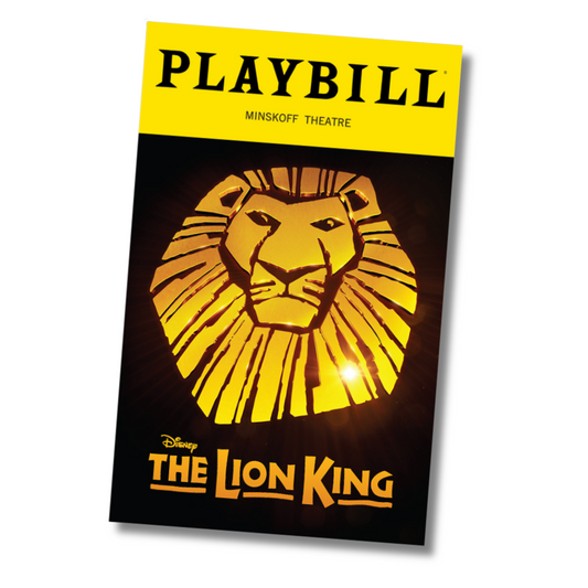 Lion King Playbill Sticker