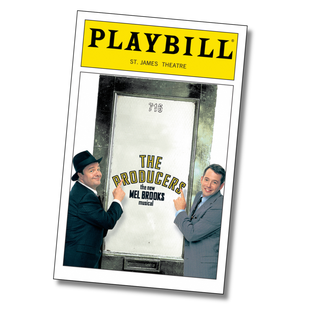 The Producers Playbill Sticker