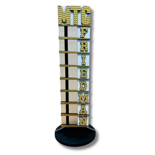 Samuel J Friedman Marquee Shelf Art