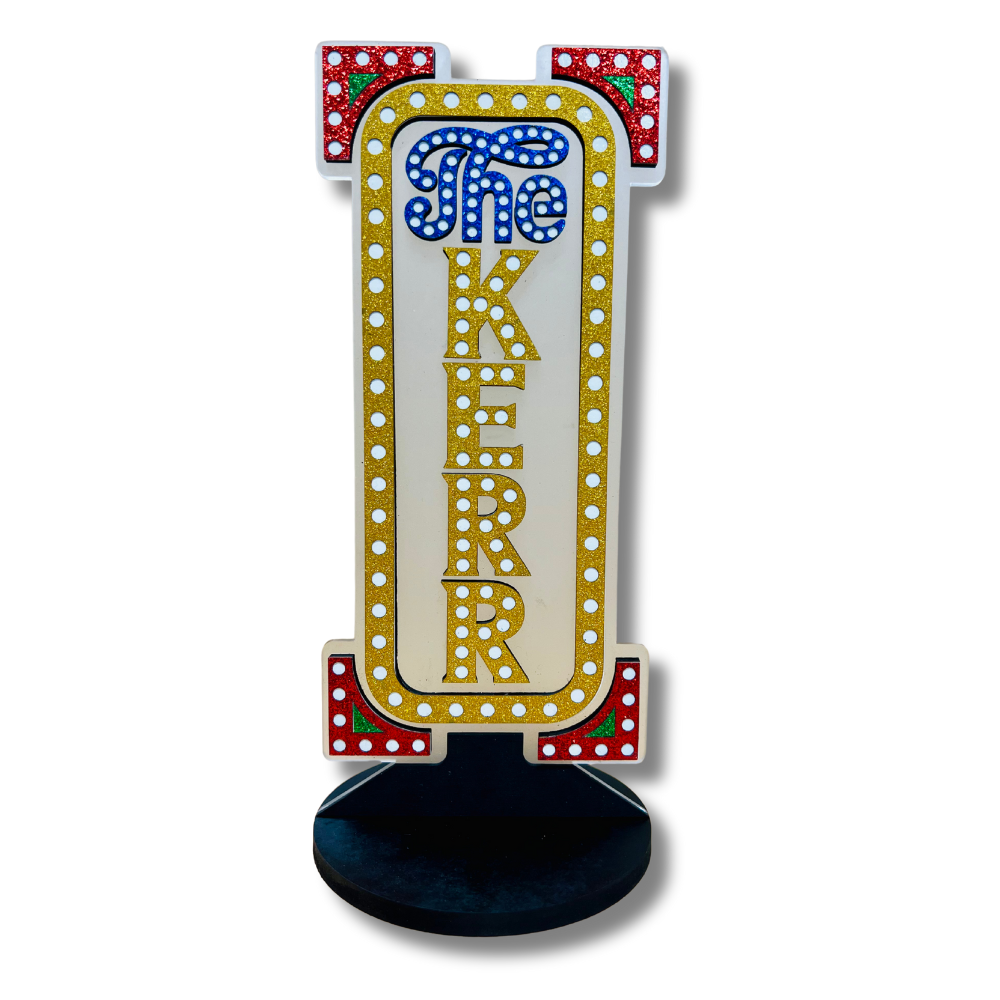 Walter Kerr Marquee Shelf Art