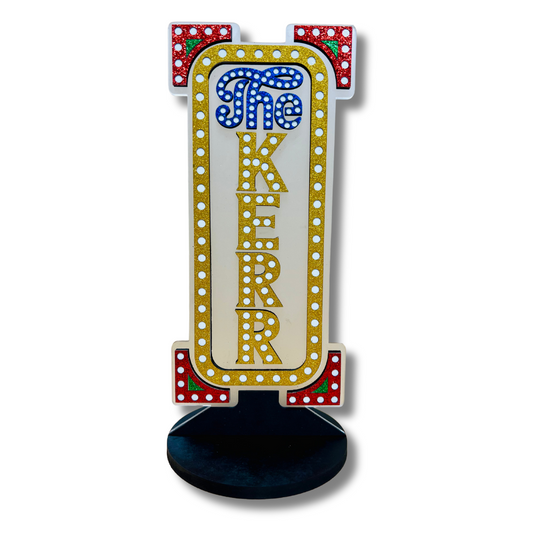 Walter Kerr Marquee Shelf Art