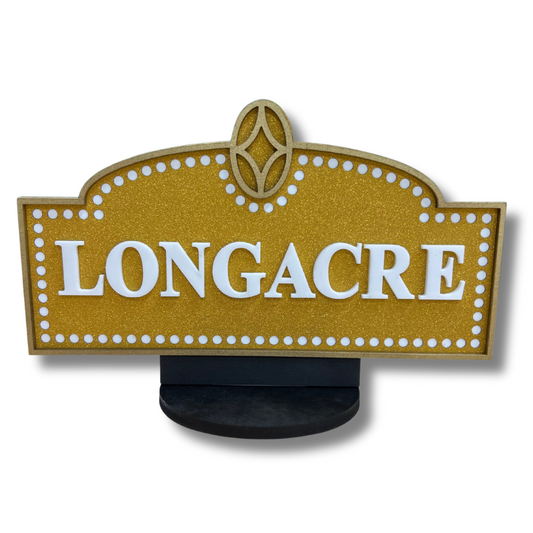 Longacre Marquee Shelf Art