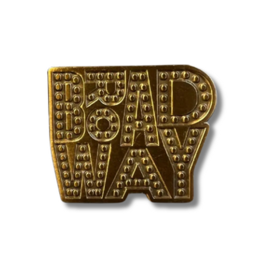 Broadway Sign Metal Pin