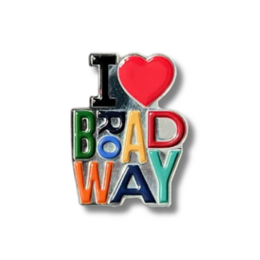 I Heart Broadway Enamel Pin