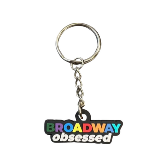 Broadway Obsessed Keychain