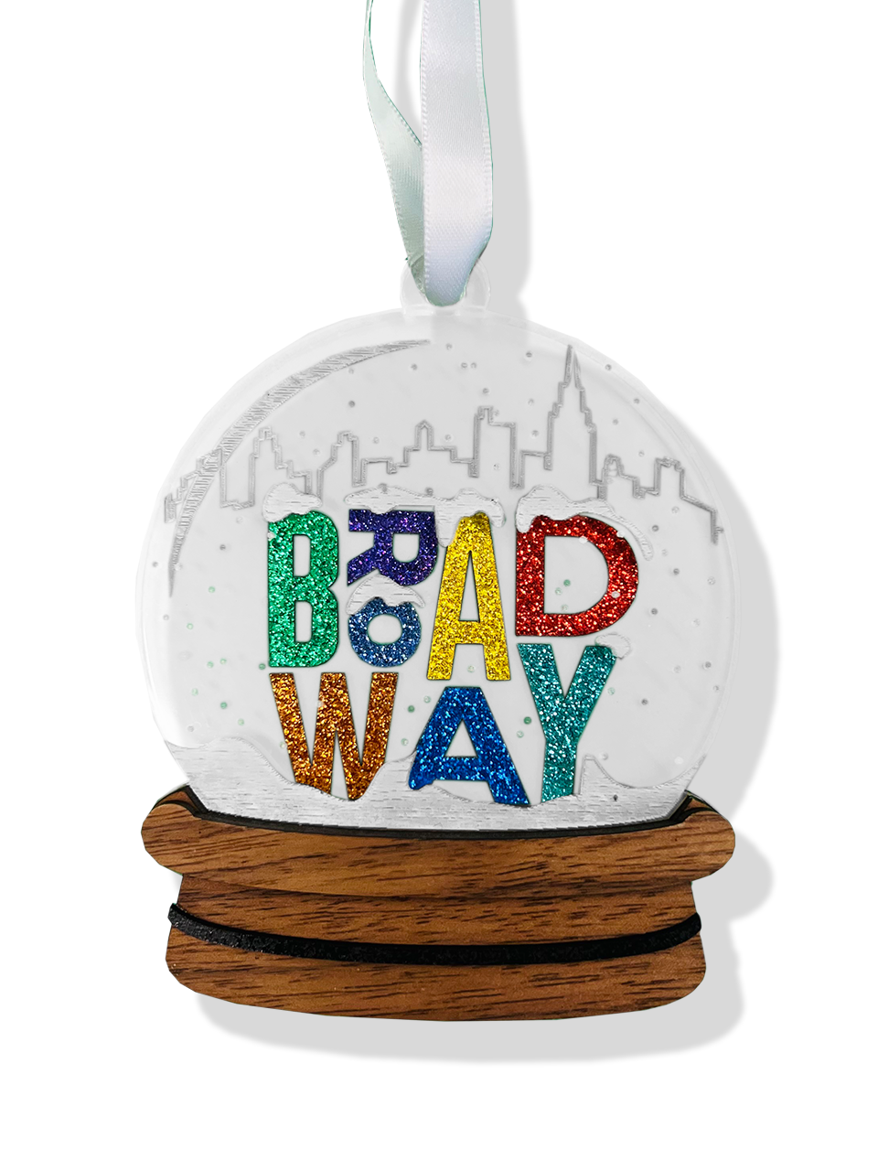 Snow Globe Broadway Ornament