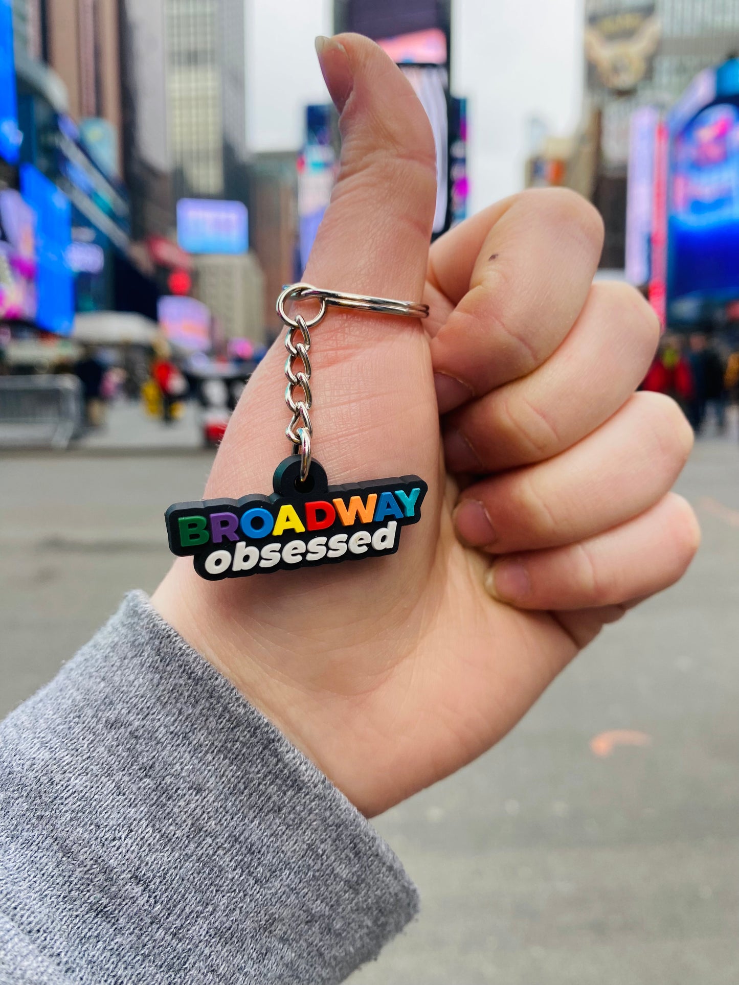 Broadway Obsessed Keychain