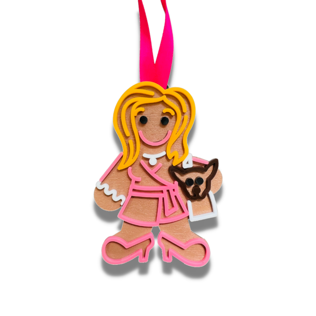 Gingerbread Sorority Lawyer Ornament (2022 Collection)