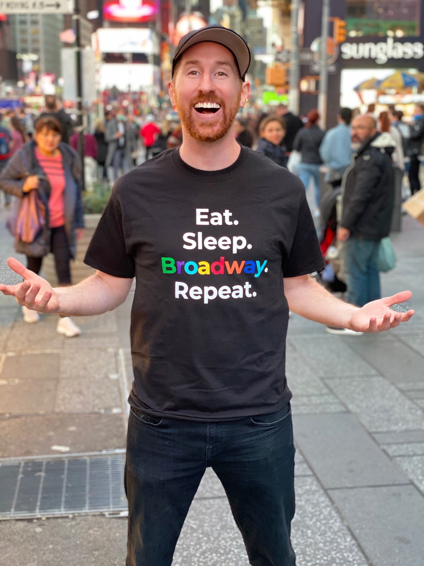 Eat. Sleep. Broadway. Repeat. T-Shirt