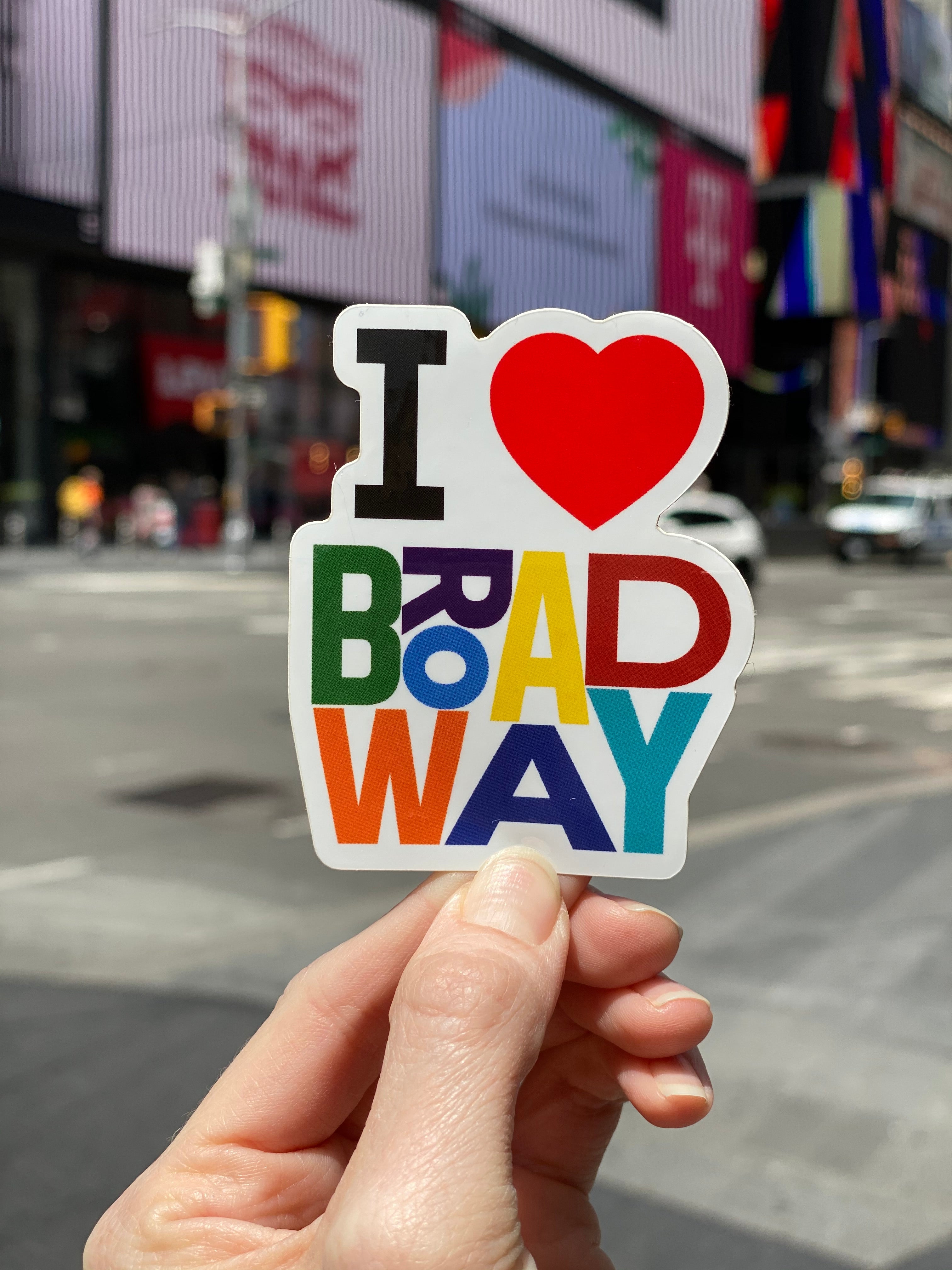 I Heart Broadway Sticker – Broadway Up Close