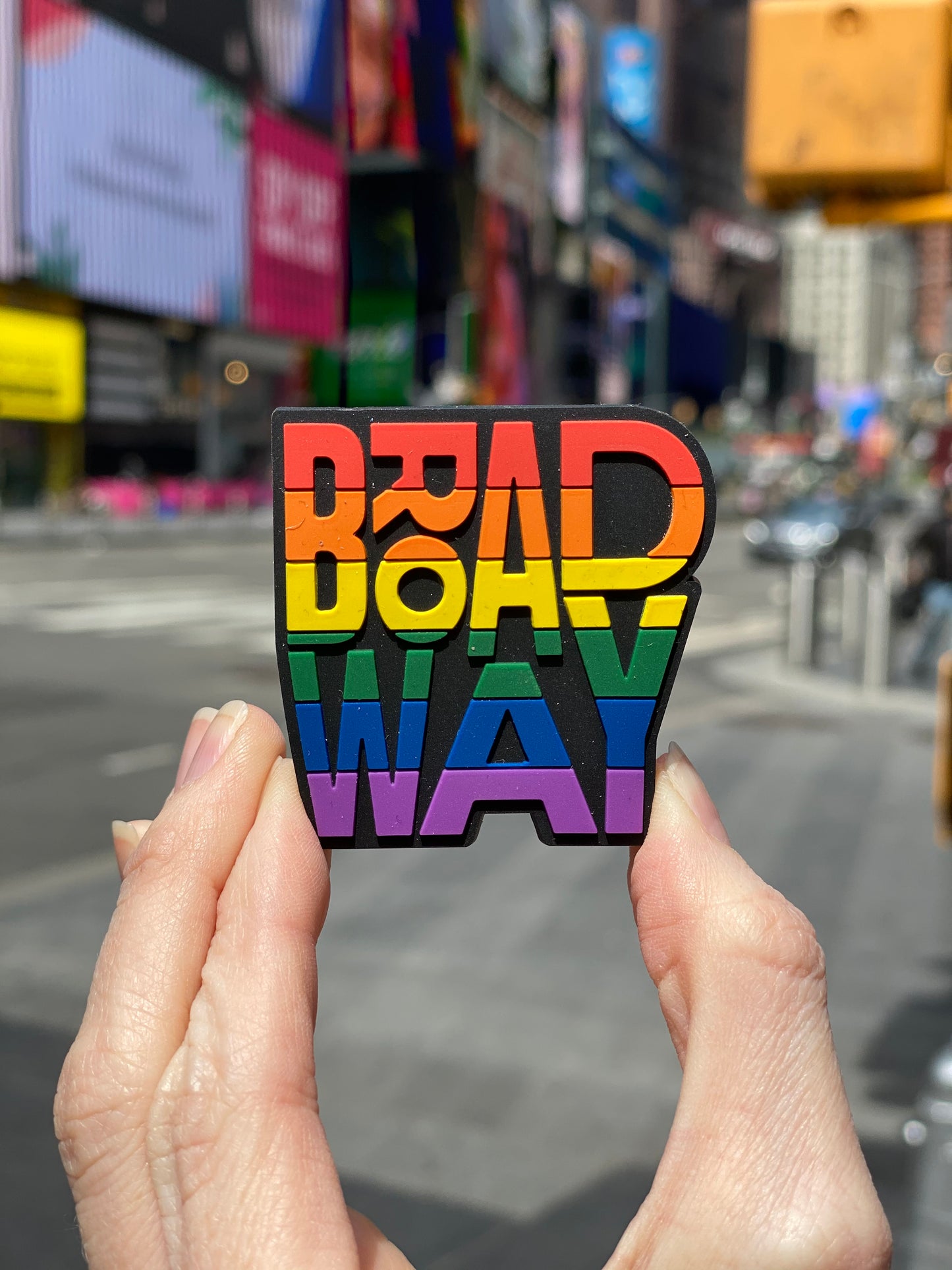 Broadway Pride Rubber Magnet