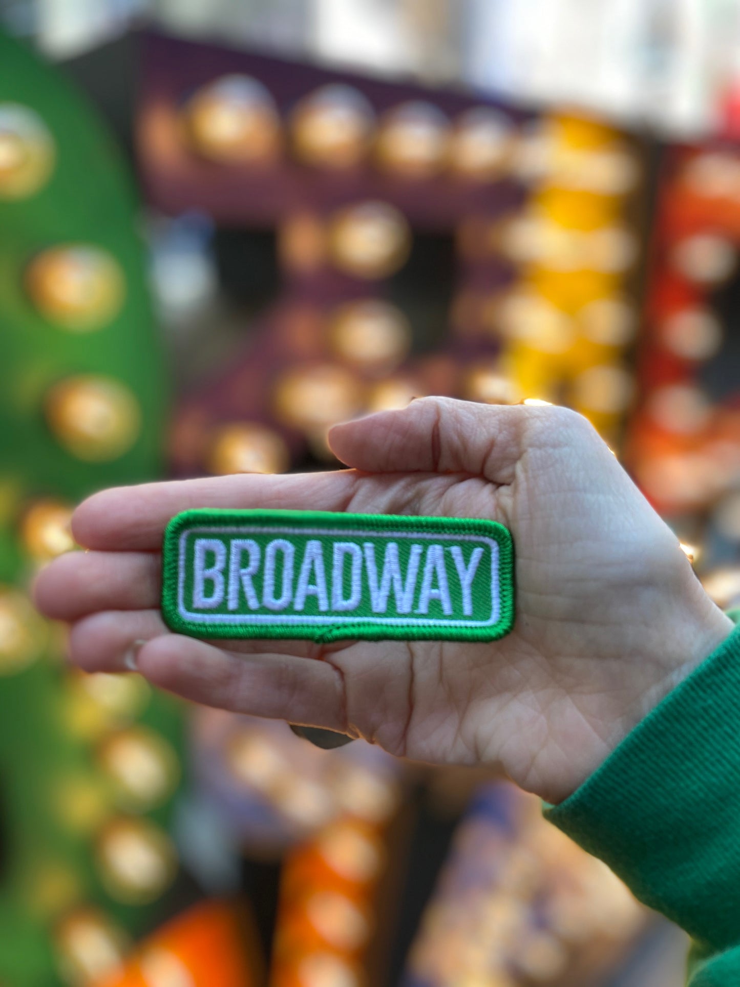 Broadway Street Sign Embroidered Patch