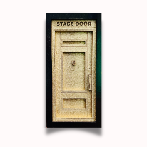 Stage Door Wooden Magnet