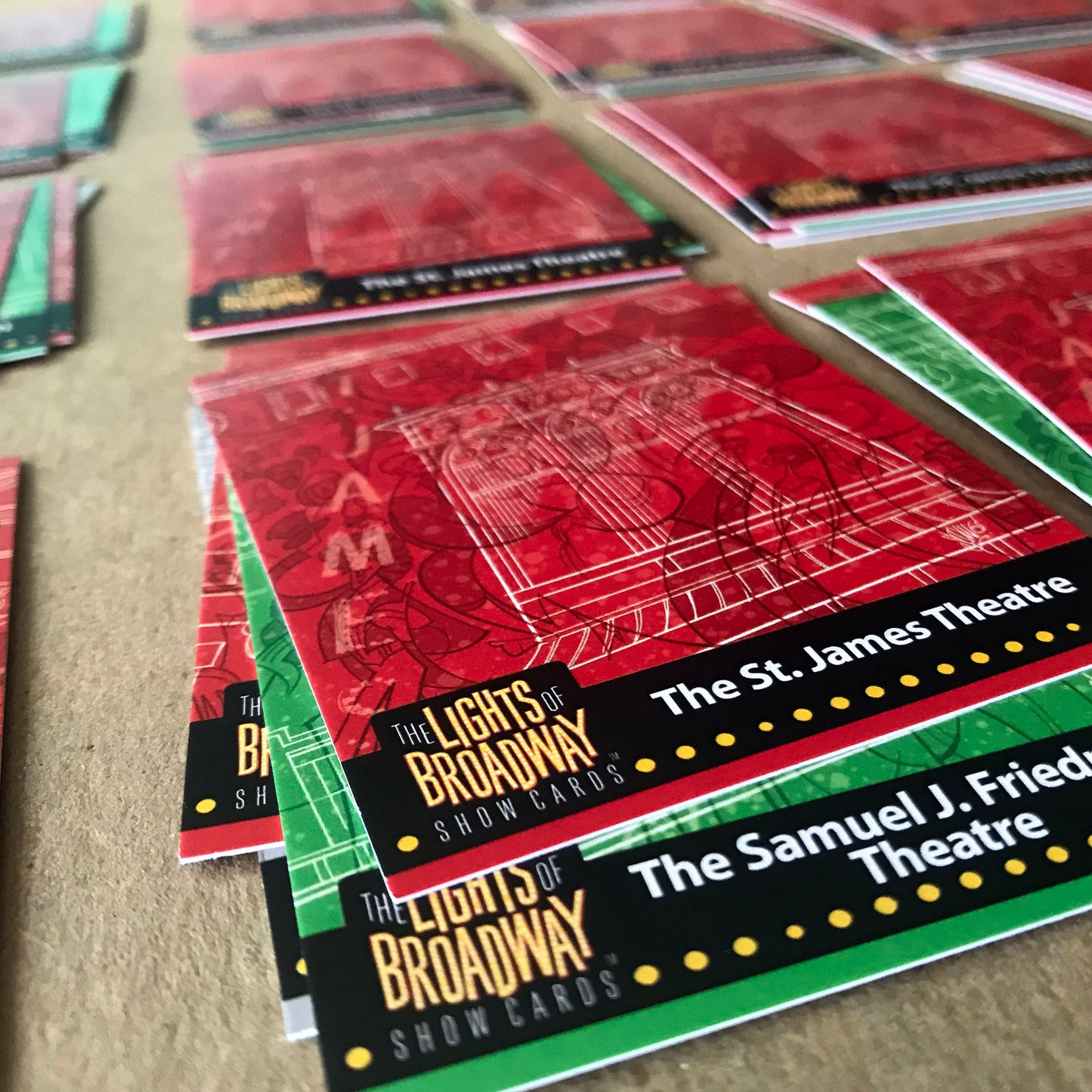 Lights of Broadway Special Edition Theatre 2019 Show Cards