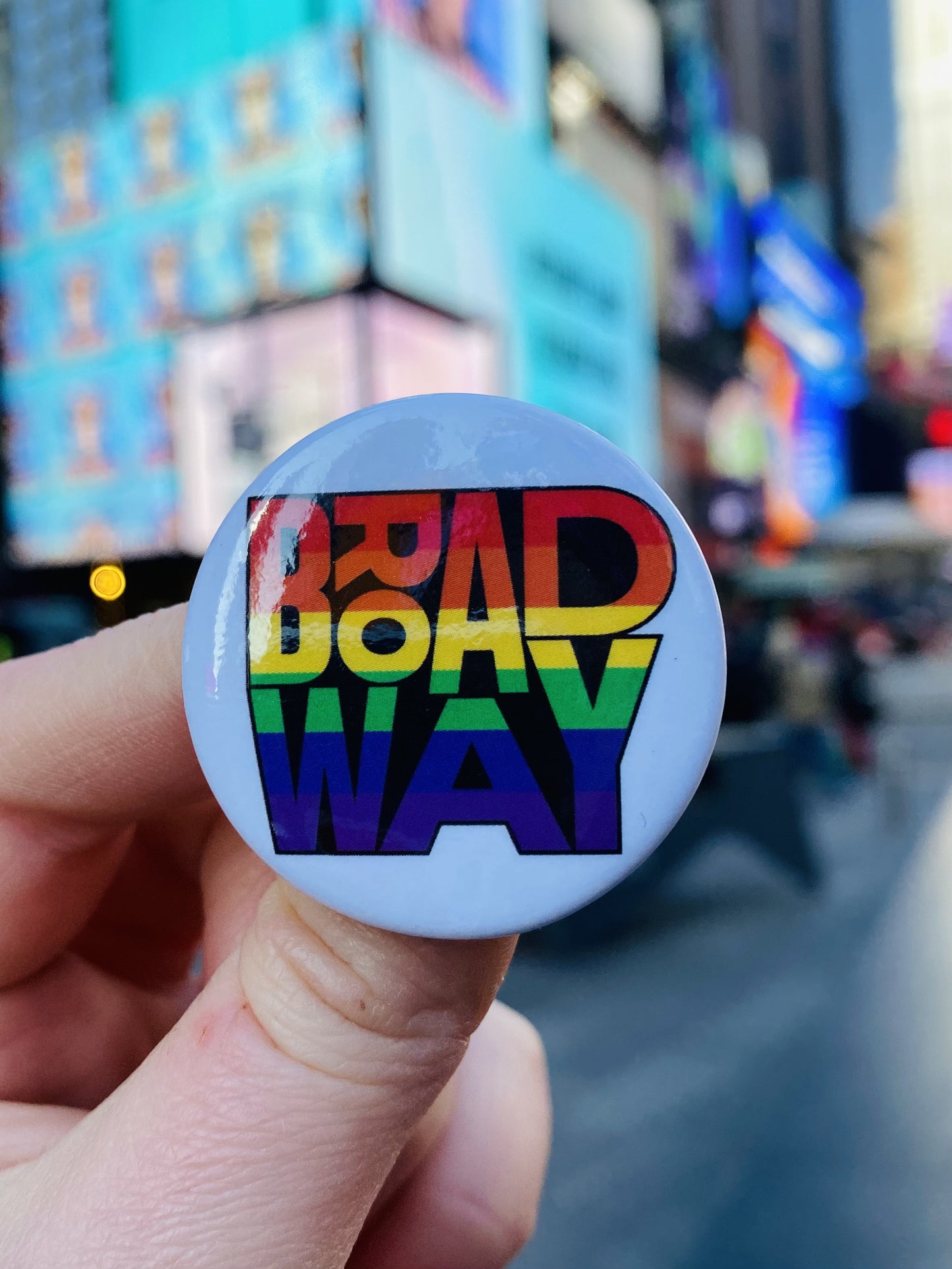 Broadway Pride Button