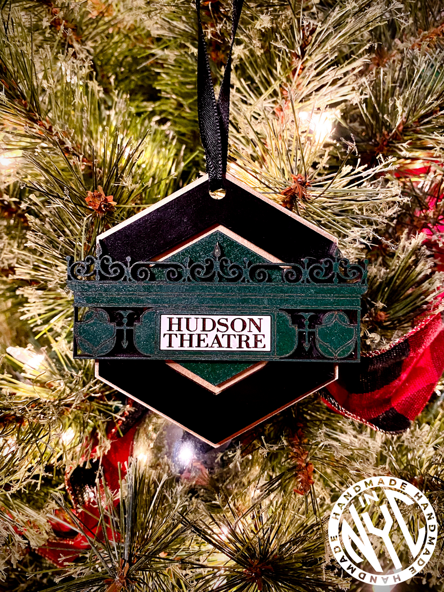 Hudson Theatre Marquee Ornament (2020 Collection)