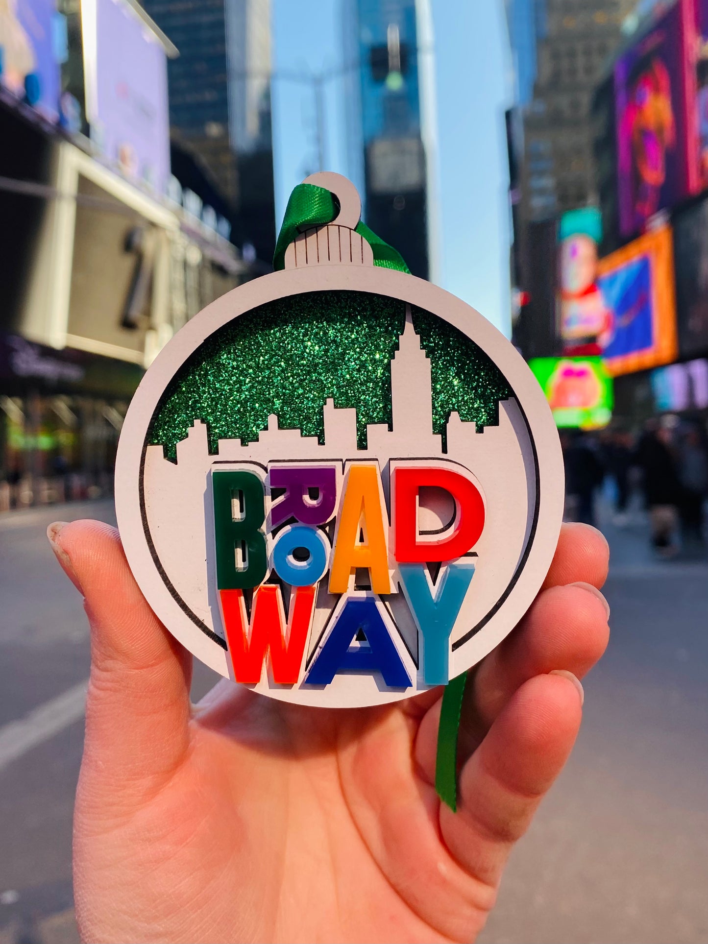 NYC Broadway Skyline Ornament