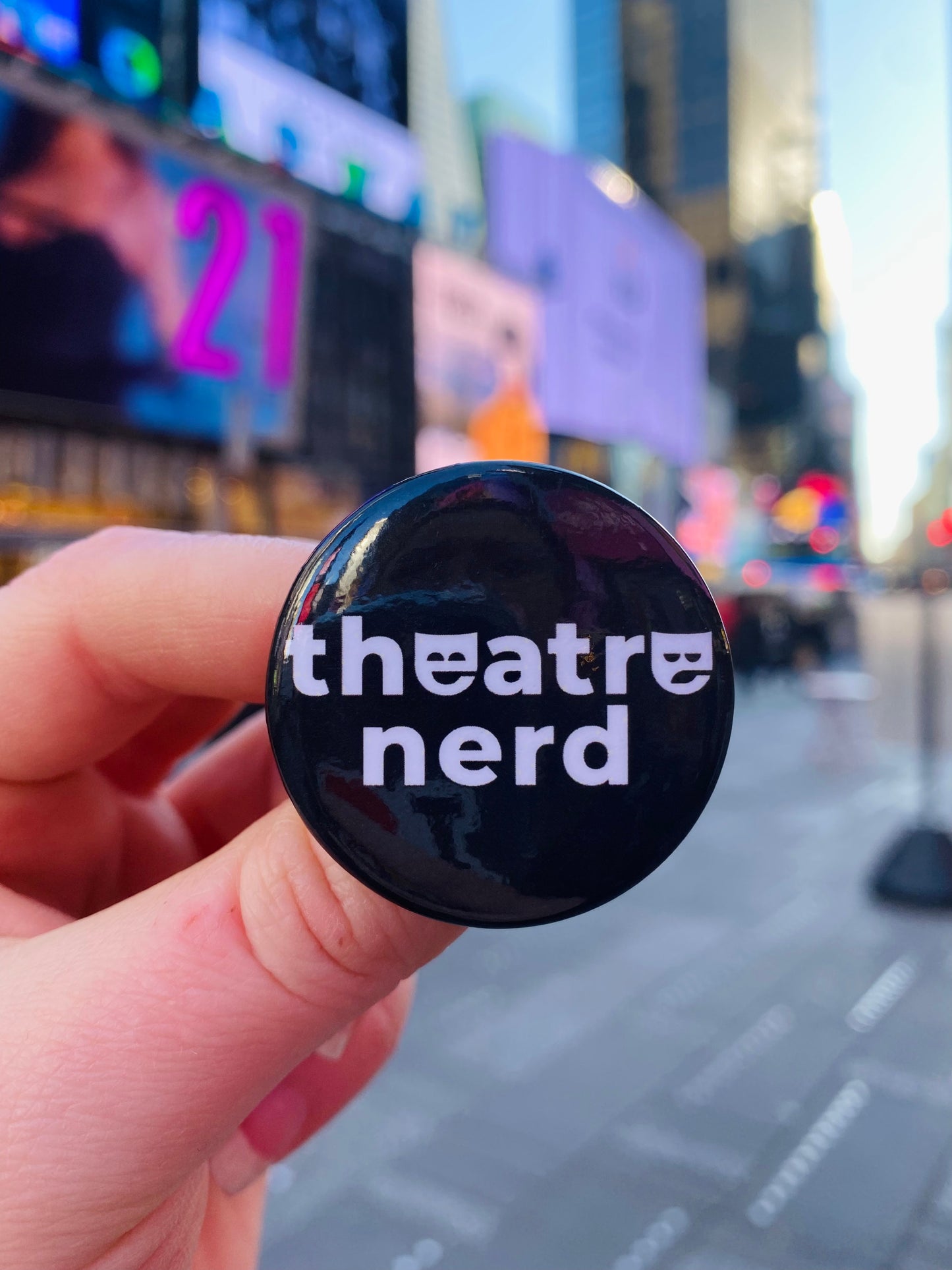 Theatre Nerd Button